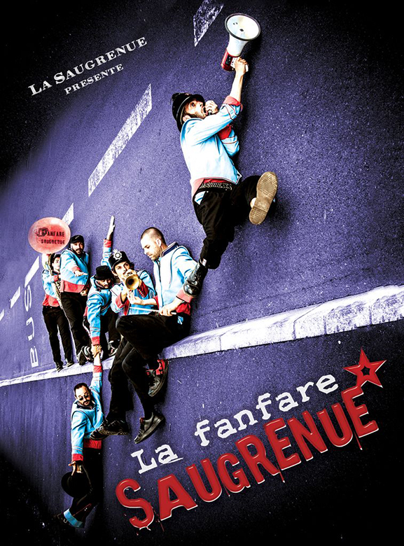 La Fanfare Saugrenue fait bouger la rue!